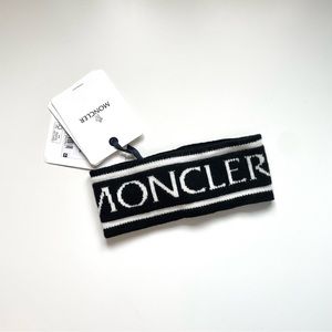 NWT Moncler Knit Wool Jacquard Headband